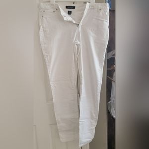 White denim jeans by Ashley Stewart size 14